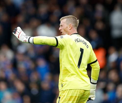 Jordan Pickford the Everton goalkeeper AFC Bournemouth v Everton, Premier League Football, Football, Vitality Stadium, Bournemouth, UK - 29 Aug 2026Bournemouth Vitality Stadium United Kingdom EDITORIAL USE ONLY No use with unauthorised audio, video, data, fixture lists, club league logos or live services. Online in-match use limited to 120 images, no video emulation. No use in betting, games or single club league player publications. Copyright: xMattxImpey Shutterstockx 17119015ap