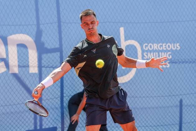 Pictured: Winner of the 2026 Schwaben Open, Cezar Cretu (ROU), Facundo Mena (ARG) vs. Cezar Cretu (ROU), ATP Challenger Schwaben Open, Men s, Tennis, Final, Singles, August 29, 2026, Augsburg, Bavaria, Germany Copyright: xkolbert-press ChristianxKolbertx