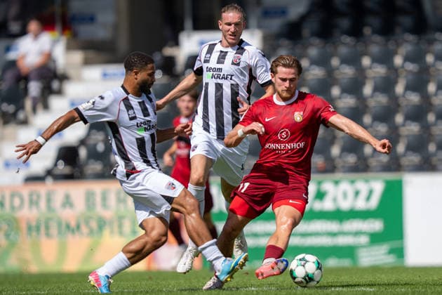 Tim Rossmann, SG Sonnenhof Großaspach, 11, SG Sonnenhof Großaspach vs. FC Ingolstadt 04, soccer, 3rd Division, Matchday 3, August 29, 2026, DFB regulations prohibit any use of photographs as image sequences and or quasi-video. Aspach, Baden-Württemberg, Germany Copyright: xkolbert-press PhilipxZieglerx