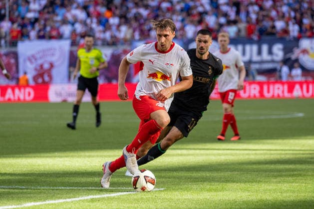 Germany 1 Bundesliga, 2026–2027 Season, August 29, 2026, Matchday 1, RB Leipzig vs. Borussia Mönchengladbach, Red Bull Arena: Willi Orban (RB Leipzig), 4 touches Copyright: xMichellexLukax