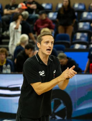 Performance Coach Domenik Theodorou RASTA Vechta ROSTOCK SEAWOLVES RASTA VECHTA, Basketball, Exhibition Game, August 29, 2026 ROSTOCK SEAWOLVES RASTA VECHTA, basketball, exhibition game, August 29, 2026, Rostock Copyright: xHannesxAdelbergx