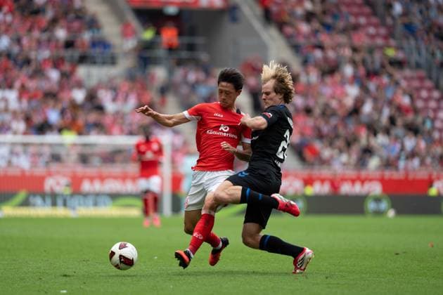 1. FSV Mainz 05 v SC Paderborn 07 - Bundesliga Jae-sung Lee of 1. FSV Mainz 05 in action during the Bundesliga match between 1. FSV Mainz 05 and SC Paderborn 07 at MEWA Arena on August 29, 2026 in Mainz, Germany. Mainz MEWA Arena Rhineland-Palatinate Germany Copyright: xTaiseixIwamotox