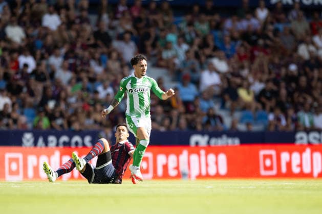 ESP LaLiga EA Sports UD Levante vs. Real Betis Antony Matheus Dos Santos of Real Betis during the LaLiga EA Sports match between UD Levante and Real Betis, played at the Ciudad de Valencia Stadium in Valencia on August 29, 2026, in Valencia, Spain. Soccer Copyright: xAgenciaxLOFx