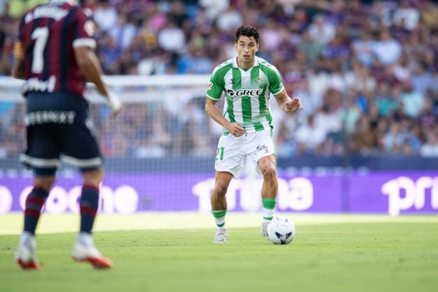 ESP LaLiga EA Sports UD Levante vs. Real Betis: Marc Roca Junque of Real Betis during the LaLiga EA Sports match between UD Levante and Real Betis, played at the Ciudad de Valencia Stadium in Valencia on August 29, 2026, in Valencia, Spain. Soccer Copyright: xAgenciaxLOFx