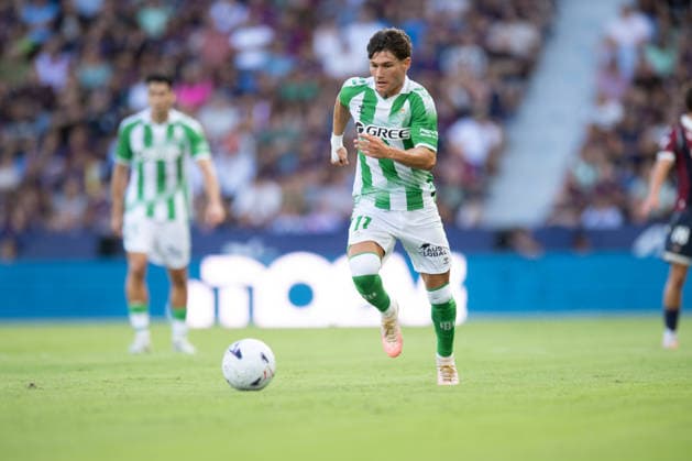 ESP LaLiga EA Sports UD Levante vs. Real Betis Fran Garcia of Real Betis during the LaLiga EA Sports match between UD Levante and Real Betis, played at the Ciudad de Valencia Stadium in Valencia on August 29, 2026, in Valencia, Spain. Soccer Copyright: xAgenciaxLOFx