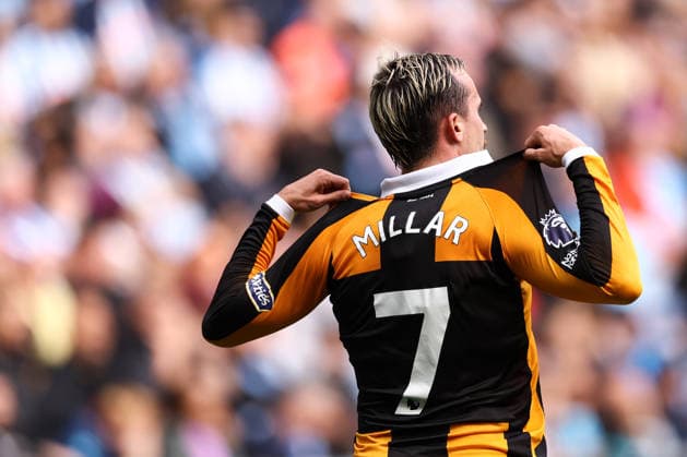 Coventry City gegen Hull City, 29. August 2026, Coventry, Premier League, Fußball, Coventry City gegen Hull City, Liam Millar von Hull City feiert das erste Tor, Foto: Jacques Feeney, Abseits, Coventry, Großbritannien Copyright: xJacquesxFeeneyx xOffsidexOffside