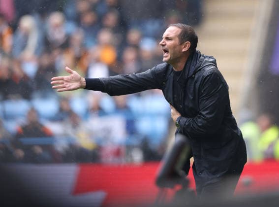 Frank Lampard (Coventry City manager) at the Coventry City v Hull City, EPL match, at The Coventry Building Society Arena, on 29th August, 2026.  .
