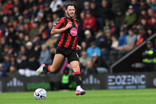 Bournemouth v Everton Premier League Adam Smith of Bournemouth during the Premier League match at the Vitality Stadium, Bournemouth 29 08 2026 UK Newspapers OUT Copyright: xJeremyxLandeyx FIL-23853-0079