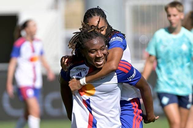 Foot - OL Lyonnes VS London City Lionesses à Décines Le 29 aout 2026 PHOTOPQR LE PROGRES Maxime JEGAT - Décines-Charpieu 29 08 2026 - Foot - OL Lyonnes VS London City Lionesses à Décines Le 29 aout 2026 -Joie de Melchie Dumornay (OL Lyonnes) après son second but au cours du match de préparation opposant OL (en blanc) à London City Lionesses au Satde Gerard Houillier à Décines et comptant Décines-Charpieu Rhône Rhône-Alpes France  Copyright: xPHOTOPQR LExPROGRES MAXPPPxMaximexJEGATx 20260829LPL0224 20260829LPL0224
