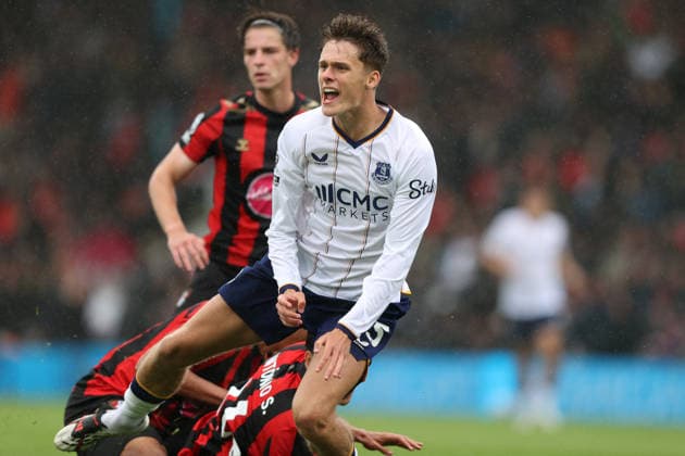 Bournemouth gegen Everton, 29. August 2026, Premier League, Fußball, Bournemouth gegen Everton, Harrison Armstrong von Everton, Foto: Mark Leech, Bournemouth, Großbritannien  Copyright: xMarkxLeechxOffside