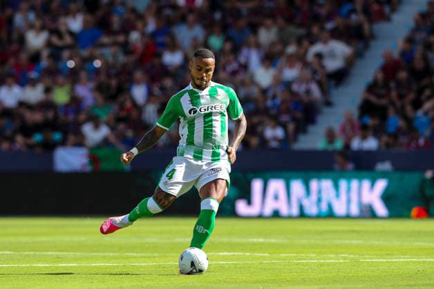 August 29, 2026, Valencia, Valencia, SPAIN: Natan of Real Betis Balompie in action during the Spanish league, LaLiga EA Sports, football match played between Levante UD and Real Betis Balompie at Ciutat de Valencia stadium on August 29, 2026, in Valencia, Spain. Valencia SPAIN - ZUMAa181 20260829_zaa_a181_081 Copyright: xIvanxTerronx