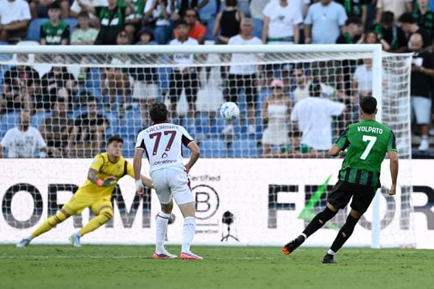 Db Reggio Emilia 29 08 2026 - campionato di calcio serie A Sassuolo-Torino foto Daniele Buffa Image nella foto: gol Cristian Volpato 