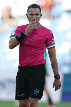 Davide DI Marco referee during the Serie A soccer match between Sassuolo and Torino at the Mapei Stadium in Reggio Emilia, north east Italy - August 29, 2026. - Soccer  Copyright: xGiannixSantandrea LaPressex