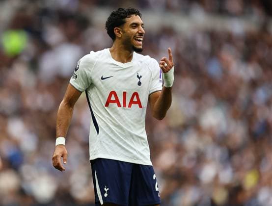 Omar Marmoush of Tottenham Hotspur gestures Tottenham Hotspur v Newcastle United, Premier League Football, Football, Tottenham Hotspur Stadium, London, UK - 29 Aug 2026London Tottenham Hotspur Stadium United Kingdom EDITORIAL USE ONLY No use with unauthorised audio, video, data, fixture lists, club league logos or live services. Online in-match use limited to 120 images, no video emulation. No use in betting, games or single club league player publications. Copyright: xMichaelxZemanek Shutterstockx 17119028z