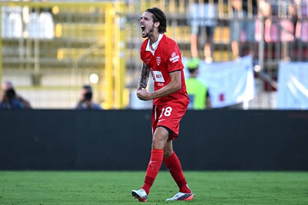 Mg Monza 29 08 2026 - campionato di calcio serie A Monza-Udinese foto Matteo Gribaudi Image nella foto: esultanza gol Andrea Colpani 