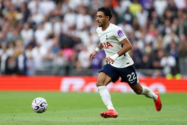 Omar Marmoush of Tottenham Hotspur runs with the ball Tottenham Hotspur v Newcastle United, Premier League, Football, Tottenham Hotspur Stadium, London, UK, 29 08 2026, England - 29 Aug 2026London Tottenham Hotspur Stadium England United Kingdom EDITORIAL USE ONLY No use with unauthorised audio, video, data, fixture lists, club league logos or live services. Online in-match use limited to 120 images, no video emulation. No use in betting, games or single club league player publications. Copyright: xHanc WiredxPhotos Shutterstockx 17124807q