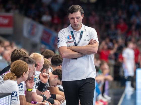 Johannes Sellin, Head Coach of HC Erlangen, Frisch Auf Göppingen vs. HC Erlangen, Handball, 1st Bundesliga, Men, 2026–2027 Season, August 29, 2026, Frisch Auf Göppingen vs. HC Erlangen, Handball, 1st Bundesliga, Men, 2026–2027 season, August 29, 2026, Göppingen Copyright: xEibner-Pressefoto MichaelxSchmidx EP_MST