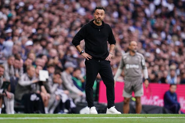 Premier League: Tottenham Hotspur v Newcastle Untied Roberto De Zerbi manager of Tottenham Hotspur during the Premier League match Tottenham Hotspur vs Newcastle Untied at Tottenham Hotspur Stadium, London, United Kingdom on 29 August 2026 (Photo by Harvey Murphy News Images) Copyright: xHarveyxMurphy NewsxImagesx
