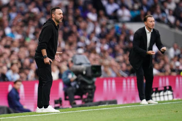 Premier League: Tottenham Hotspur v Newcastle Untied Roberto De Zerbi manager of Tottenham Hotspur during the Premier League match Tottenham Hotspur vs Newcastle Untied at Tottenham Hotspur Stadium, London, United Kingdom on 29 August 2026 (Photo by Harvey Murphy News Images) Copyright: xHarveyxMurphy NewsxImagesx