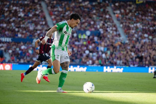 ESP LaLiga EA Sports UD Levante vs. Real Betis Antony Matheus Dos Santos of Real Betis during the LaLiga EA Sports match between UD Levante and Real Betis, played at the Ciudad de Valencia Stadium in Valencia on August 29, 2026, in Valencia, Spain Soccer Copyright: xAgenciaxLOFx