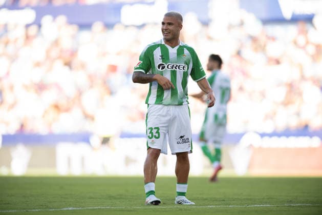 ESP LaLiga EA Sports UD Levante vs. Real Betis Pablo Garcia of Real Betis during the LaLiga EA Sports match between UD Levante and Real Betis, played at the Ciudad de Valencia Stadium in Valencia on August 29, 2026, in Valencia, Spain. Soccer Copyright: xAgenciaxLOFx