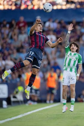 ESP LaLiga EA Sports UD Levante vs. Real Betis Victor Garcia of Levante during the LaLiga EA Sports match between UD Levante and Real Betis, played at the Ciudad de Valencia Stadium in Valencia on August 29, 2026, in Valencia, Spain. Soccer Copyright: xAgenciaxLOFx