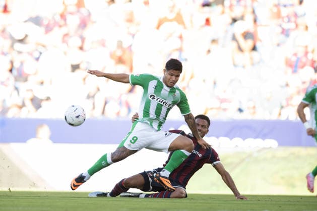 ESP LaLiga EA Sports UD Levante vs. Real Betis: Cucho Hernandez of Real Betis during the LaLiga EA Sports match between UD Levante and Real Betis, played at the Ciudad de Valencia Stadium in Valencia on August 29, 2026, in Valencia, Spain. Soccer Copyright: xAgenciaxLOFx