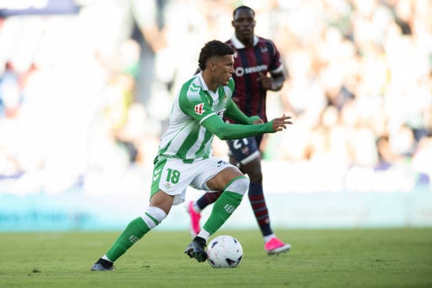 ESP LaLiga EA Sports UD Levante vs. Real Betis: Nelson Alexander Deossa Suarez of Real Betis during the LaLiga EA Sports match between UD Levante and Real Betis, played at the Ciudad de Valencia Stadium in Valencia on August 29, 2026, in Valencia, Spain. Soccer Copyright: xAgenciaxLOFx