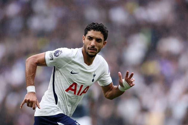 London, England, 29th August 2026. Omar Marmoush of Tottenham Hotspur during the Tottenham Hotspur vs Newcastle United Premier League match at the Tottenham Hotspur Stadium, London. Picture credit should read: David Klein Sportimage EDITORIAL USE ONLY. No use with unauthorised audio, video, data, fixture lists, club league logos or live services. Online in-match use limited to 120 images, no video emulation. No use in betting, games or single club league player publications. SPI_015_DK_Spurs_Newcastle SPI-4941-0015
