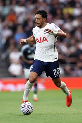 London, England, 29th August 2026. Omar Marmoush of Tottenham Hotspur during the Tottenham Hotspur vs Newcastle United Premier League match at the Tottenham Hotspur Stadium, London. Picture credit should read: David Klein Sportimage EDITORIAL USE ONLY. No use with unauthorised audio, video, data, fixture lists, club league logos or live services. Online in-match use limited to 120 images, no video emulation. No use in betting, games or single club league player publications. SPI_018_DK_Spurs_Newcastle SPI-4941-0018