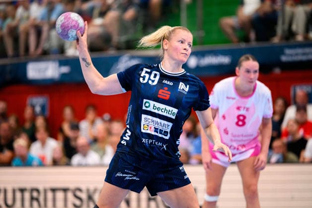Neckarsulm Central Station, Sportunion Neckarsulm, HSG Bensheim, Auerbach, Antje Döll, Doell, Neckarsulm, Neckarsulm Ballei, Baden-Württemberg, Germany