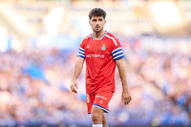 August 29, 2026, San Sebastian, Guipuzcoa, Spain: Javi Hernandez of RCD Espanyol looks on during the LaLiga EA Sports match between Real Sociedad and RCD Espanyol at Anoeta on August 29, 2026, in San Sebastian, Spain. Real Sociedad V RCD Espanyol De Barcelona - La Liga EA Sports  - ZUMAa181 20260829_zaa_a181_109 Copyright: xRicardoxLarreinax