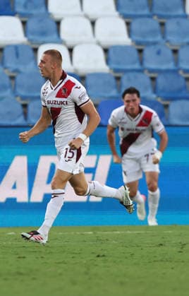 Torino™s Pietro Comuzzo celebrates during the Serie A soccer match between Sassuolo and Torino at the Mapei Stadium in Reggio Emilia, north east Italy - August1 29, 2026. - Soccer  Copyright: xGiannixSantandrea LaPressex