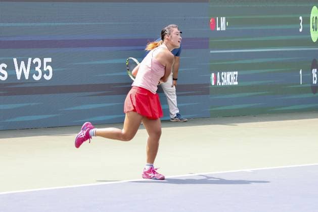 RECORD DATE NOT STATED Lan Mi defeats Ana Sofia Sanchez and reaches the final of the ITF W35 in Barueri. Barueri (SP), 08 29 2026 Tennis ITF W35 Women s Singles Chinese player Lan Mi (CHN) defeated Mexican Ana Sofia Sanchez (MEX) 2-0, with scores of 7-5 and 7-5, in the semifinals of the ITF W35 in Barueri. With the victory, Lan Mi advances to the final of the competition, at the Alphaville Tennis Club.(Foto: Leco Viana Thenews2 imago images) SPO  Copyright: xLecoxVianax