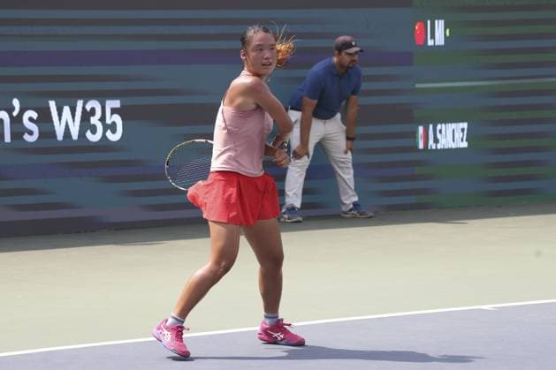 RECORD DATE NOT STATED Lan Mi defeats Ana Sofia Sanchez and reaches the final of the ITF W35 in Barueri. Barueri (SP), 08 29 2026 Tennis ITF W35 Women s Singles Chinese player Lan Mi (CHN) defeated Mexican Ana Sofia Sanchez (MEX) 2-0, with scores of 7-5 and 7-5, in the semifinals of the ITF W35 in Barueri. With the victory, Lan Mi advances to the final of the competition, at the Alphaville Tennis Club.(Foto: Leco Viana Thenews2 imago images) SPO  Copyright: xLecoxVianax