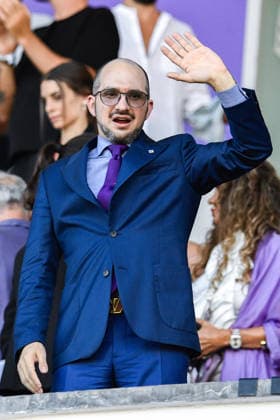 IPA87905581 - Giuseppe Commisso, President of Fiorentina, during the ACF Fiorentina vs. Frosinone Calcio Serie A soccer match in Florence, Italy, on August 29, 2026  Copyright: xFabioxFagiolini IPAxSportx xx 87905581