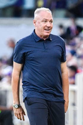 IPA87905594 - Head Coach Massimiliano Alvini (Frosinone) during the ACF Fiorentina vs. Frosinone Calcio Italian Serie A soccer match in Florence, Italy, on August 29, 2026  Copyright: xFabioxFagiolini IPAxSportx xx 87905594