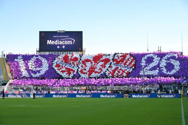 IPA87905601 - Fiorentina fans during the ACF Fiorentina vs. Frosinone Calcio Italian Serie A soccer match in Florence, Italy, on August 29, 2026  Copyright: xFabioxFagiolini IPAxSportx xx 87905601