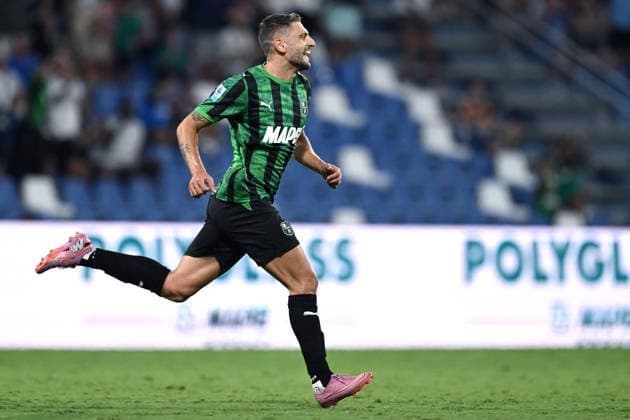 Db Reggio Emilia 29 08 2026 - campionato di calcio serie A Sassuolo-Torino foto Daniele Buffa Image nella foto: esultanza gol Domenico Berardi 