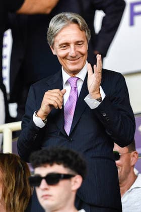 IPA87905688 - Alessandro Ferrari, General Manager (Fiorentina), during the ACF Fiorentina vs. Frosinone Calcio Italian Serie A soccer match in Florence, Italy, on August 29, 2026  Copyright: xFabioxFagiolini IPAxSportx xx 87905688