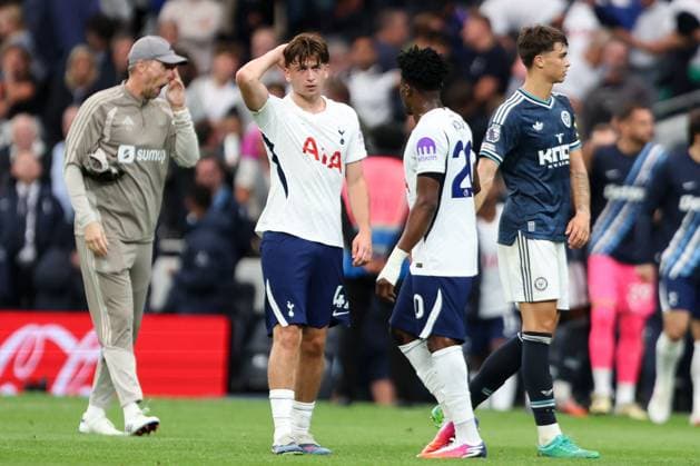 Mikey Moore of Tottenham Hotspur dejected after the match Tottenham Hotspur v Newcastle United, Premier League, Football, Tottenham Hotspur Stadium, London, UK, 29 08 2026, England - 29 Aug 2026London Tottenham Hotspur Stadium England United Kingdom EDITORIAL USE ONLY No use with unauthorised audio, video, data, fixture lists, club league logos or live services. Online in-match use limited to 120 images, no video emulation. No use in betting, games or single club league player publications. Copyright: xHanc WiredxPhotos Shutterstockx 17124807bo