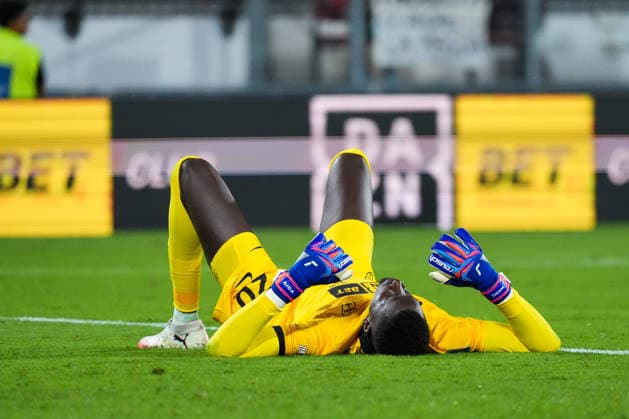 IPA87906448 - Demba Thiam (AC Monza) looked disappointed during the AC Monza vs. Udinese Calcio match in the Italian Serie A soccer league in Monza, Italy, on August 29, 2026  Copyright: xLucaxRossini IPAxSportx xx 87906448