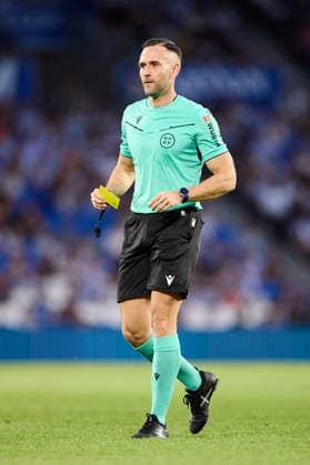 August 29, 2026, San Sebastian, Guipuzcoa, Spain: Manuel JesoÂºs Orellana Cid looks on during the LaLiga EA Sports match between Real Sociedad and RCD Espanyol at Anoeta on August 29, 2026, in San Sebastian, Spain. Real Sociedad V RCD Espanyol De Barcelona - La Liga EA Sports  - ZUMAa181 20260829_zaa_a181_123 Copyright: xRicardoxLarreinax