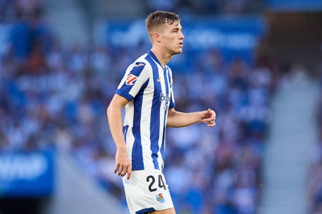 August 29, 2026, San Sebastian, Guipuzcoa, Spain: Luka Sucic of Real Sociedad looks on during the LaLiga EA Sports match between Real Sociedad and RCD Espanyol at Anoeta on August 29, 2026, in San Sebastian, Spain. San Sebastian Spain - ZUMAa181 20260829_zaa_a181_137 Copyright: xRicardoxLarreinax