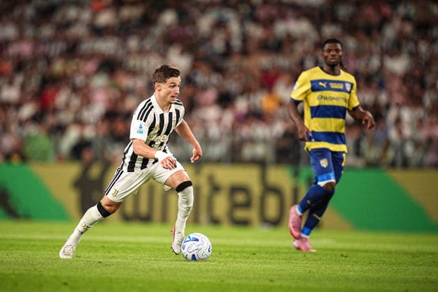 Juventus s Conceicao during the Serie A soccer match between Juventus and Parma at the Allianz Stadium in Turin, north west Italy - Saturday, August 29, 2026. - Soccer .  Copyright: xMarcoxAlpozzi LaPressex