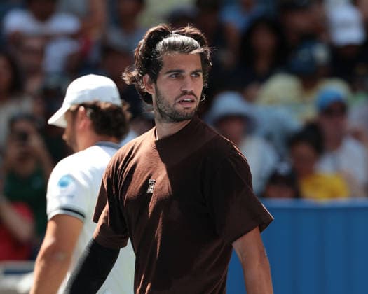 Carlos Alcaraz, Training, Practice, U.S. Open Championships, Billie Jean King National Tennis Center, Flushing Meadows, New York, USA Copyright: xJuergenxHasenkopfx