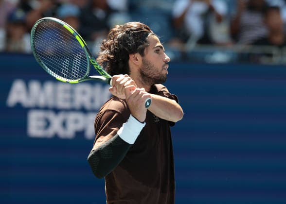 Carlos Alcaraz, Training, Practice, U.S. Open Championships, Billie Jean King National Tennis Center, Flushing Meadows, New York, USA Copyright: xJuergenxHasenkopfx