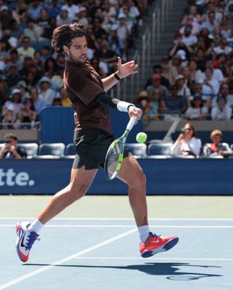 Carlos Alcaraz, Training, Practice, U.S. Open Championships, Billie Jean King National Tennis Center, Flushing Meadows, New York, USA Copyright: xJuergenxHasenkopfx
