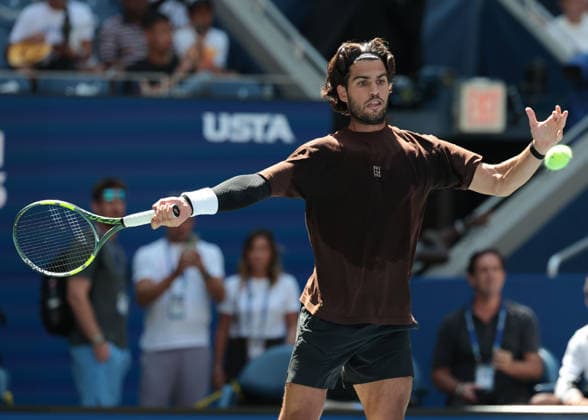 Carlos Alcaraz, Training, Practice, U.S. Open Championships, Billie Jean King National Tennis Center, Flushing Meadows, New York, USA Copyright: xJuergenxHasenkopfx