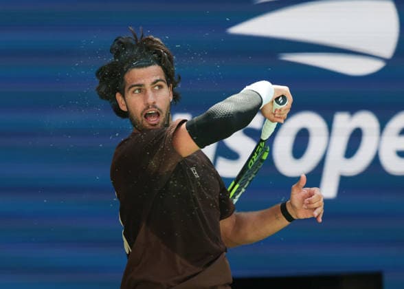 Carlos Alcaraz, Training, Practice, U.S. Open Championships, Billie Jean King National Tennis Center, Flushing Meadows, New York, USA Copyright: xJuergenxHasenkopfx